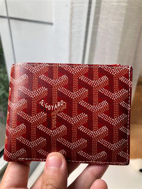 goyard wallet mens|authentic goyard wallet.